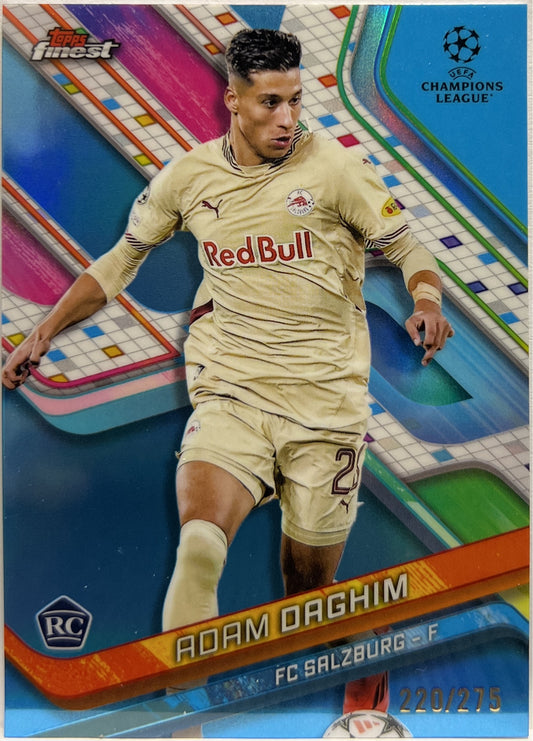 Adam Daghim 220/275 Rookie Sky Blue Topps Finest UCC 2024/25