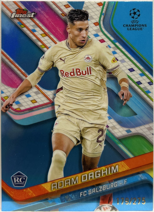 Adam Daghim 179/275 Rookie Sky Blue Topps Finest UCC 2024/25