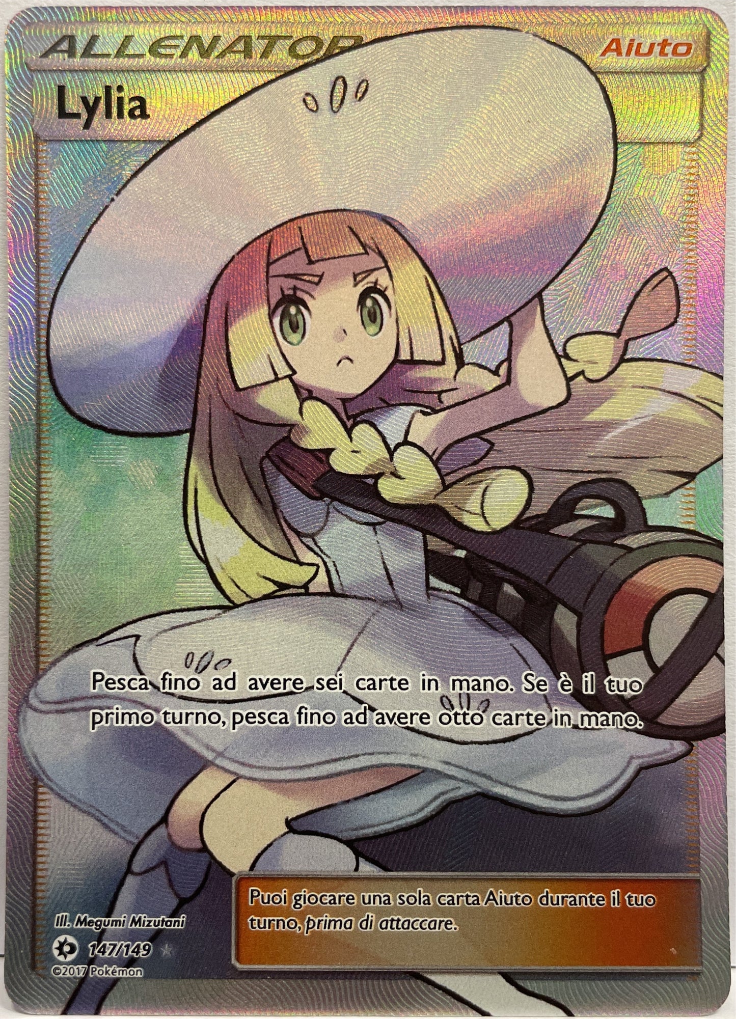 Lylia Allenatore 147/149 Pokemon Ita 2017
