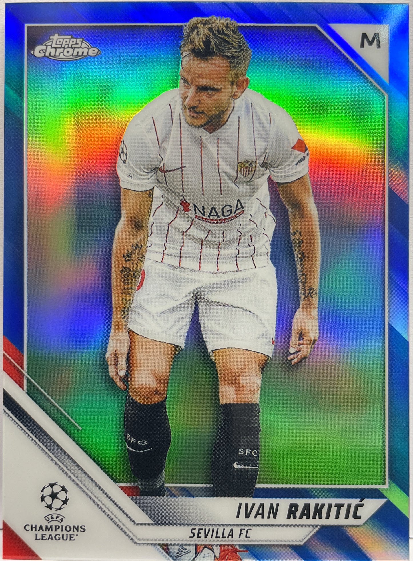 Ivan Rakitic 113/150 Blue Topps Chrome UCL 2021/22