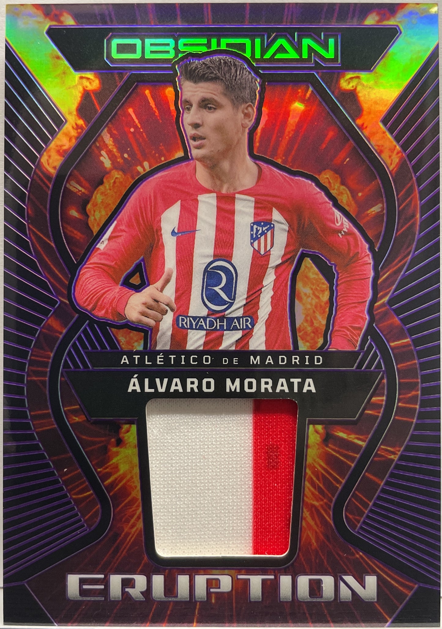 Alvaro Morata 37/50 Patch Eruption Obsidian 2023/24