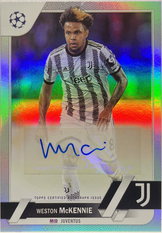 Weston McKennie Autograph Topps UCC 2022/23