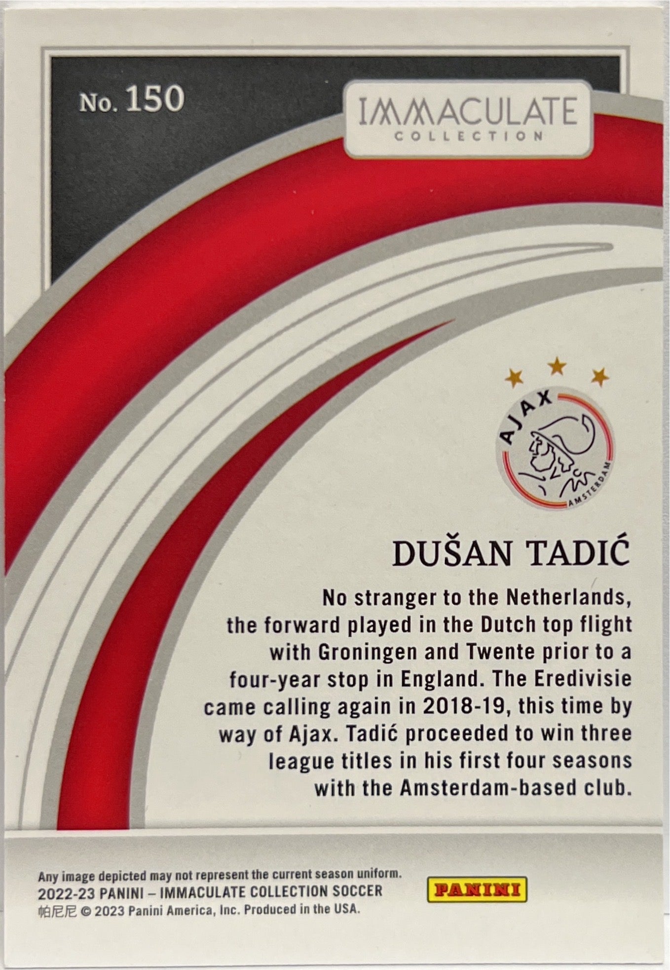 Dusan Tadic 6/10 Gold Immaculate 2021/22