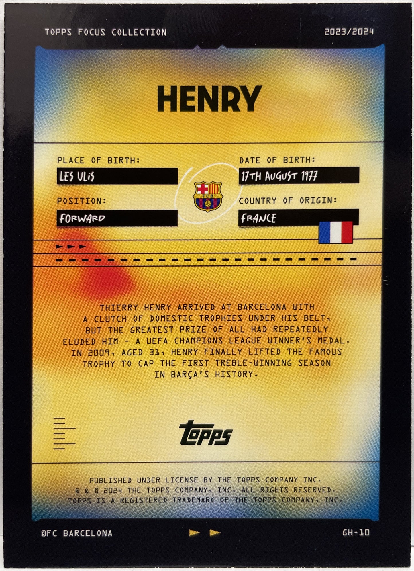 Mancolista-Golden Hour-Topps Focus Barcelona 2023/24