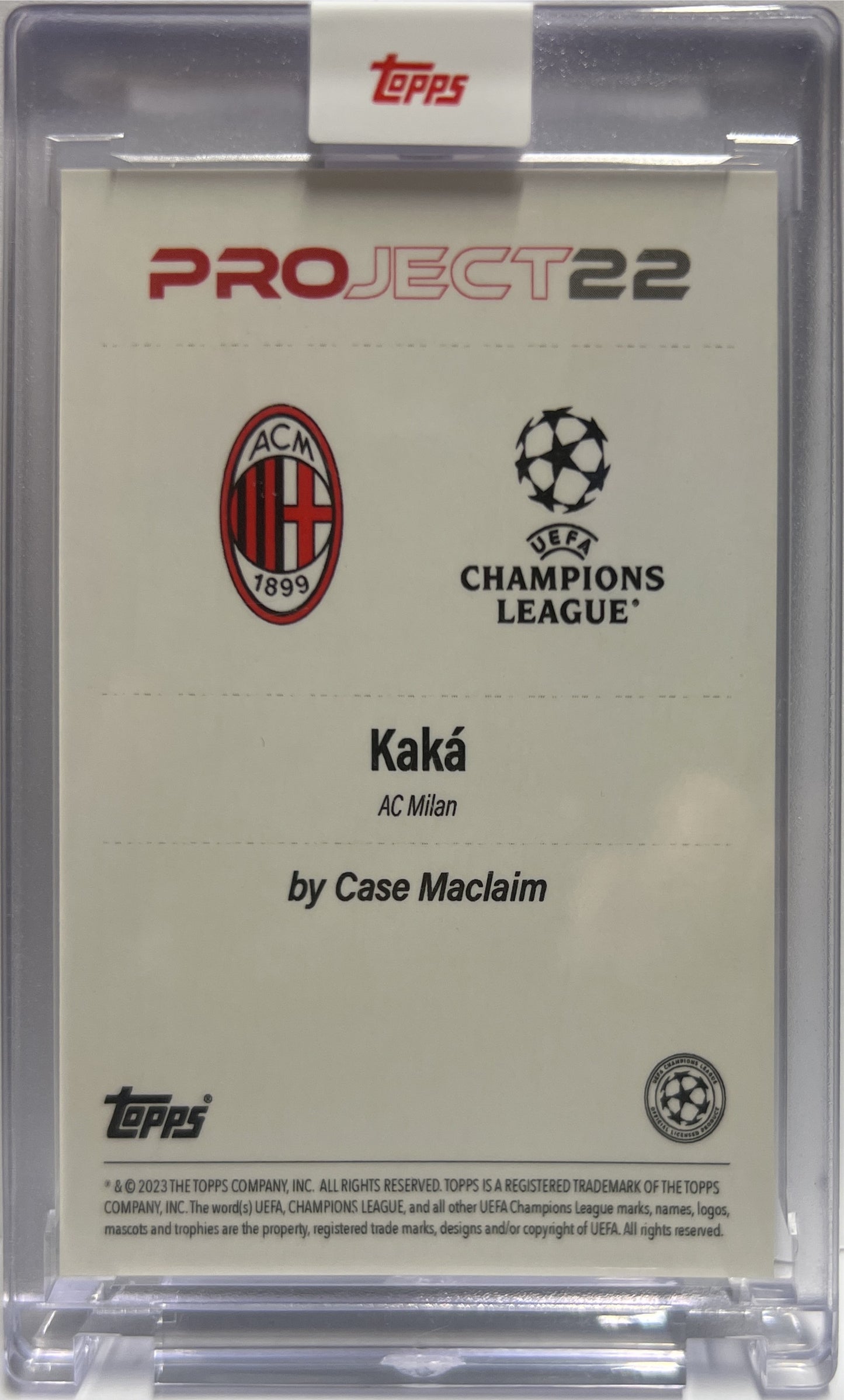 Kaka 21/22 By Case Maclaim Topps Project 22 2023