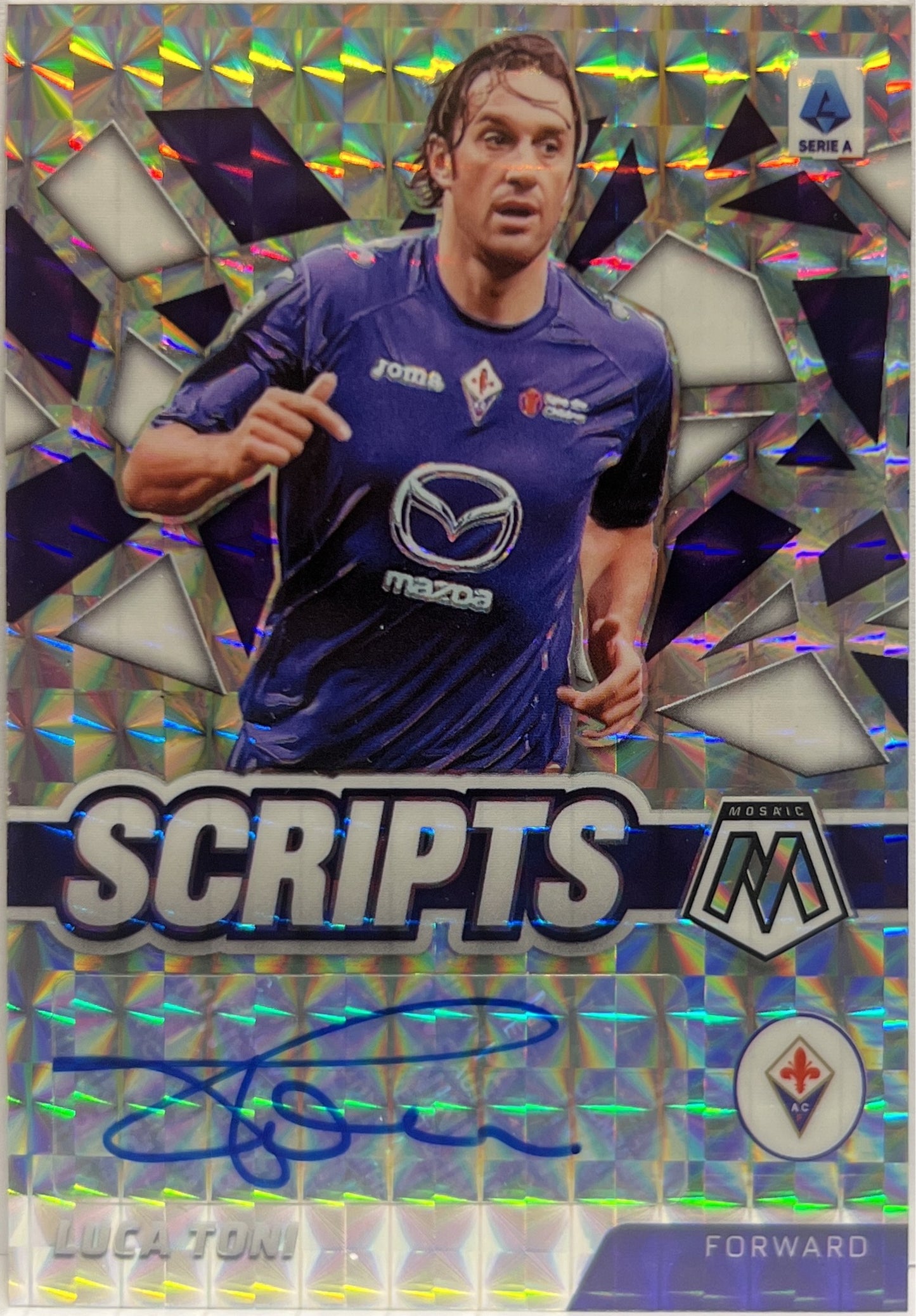 Luca Toni Autograph Scripts Mosaic Serie A 2021/22