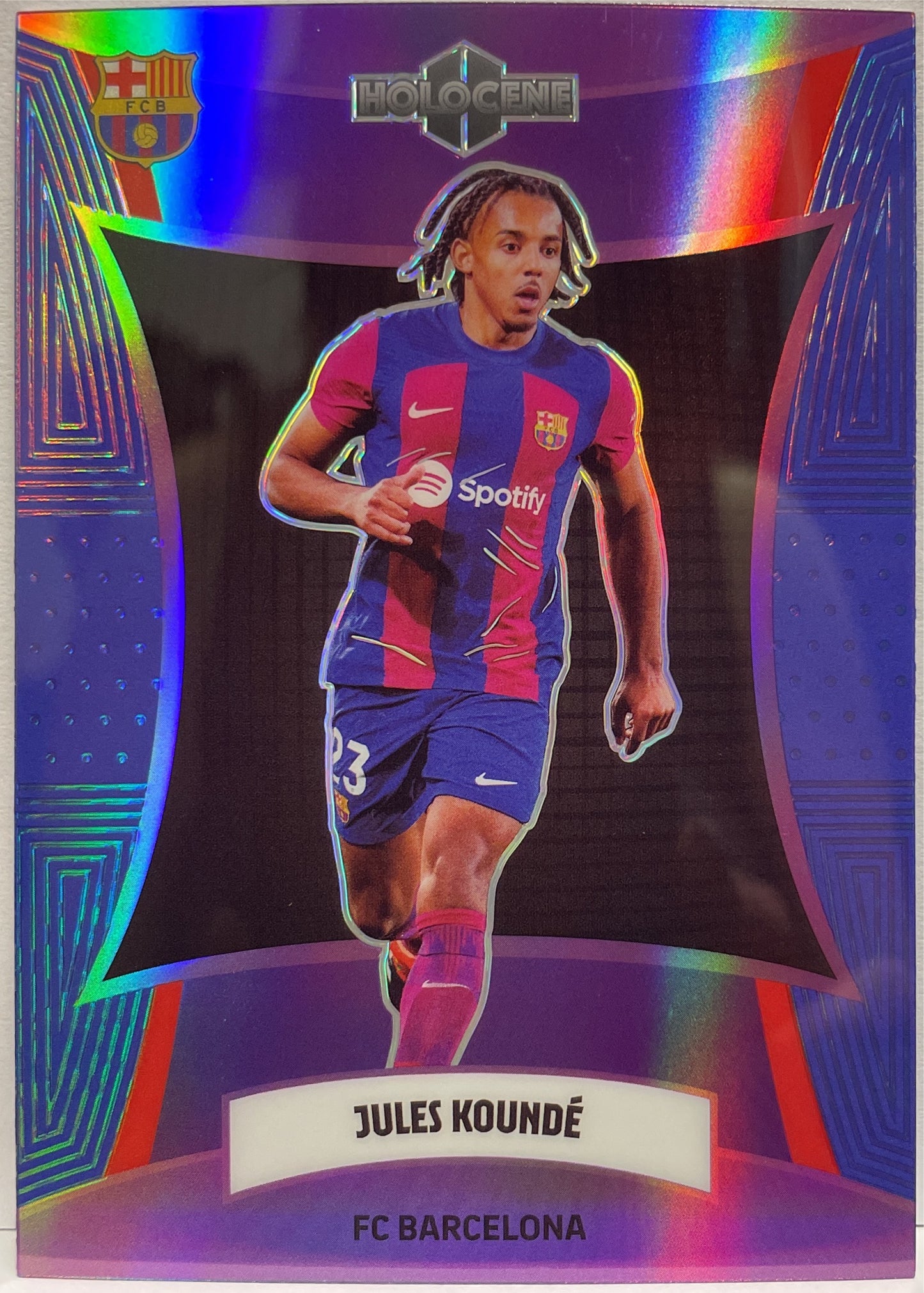 Jules Kounde 68/75 Holocene Purple Daka Barcelona One & Two 2023/24
