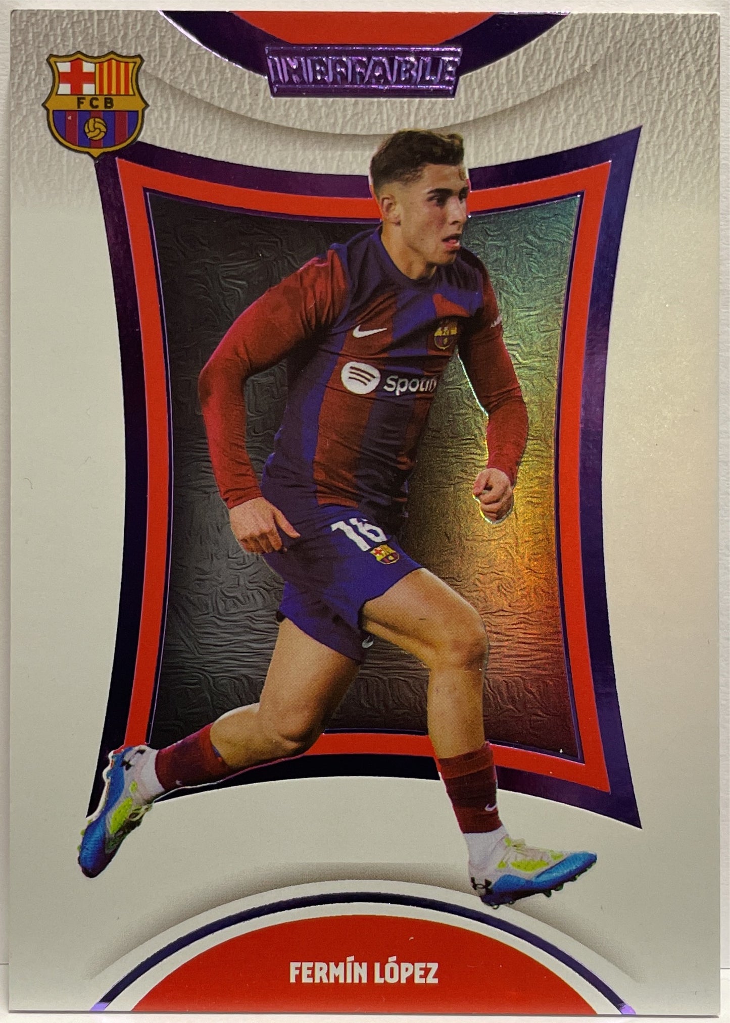 Fermin Lopez 7/55 Ineffable Purple Daka Barcelona One & Two 2023/24