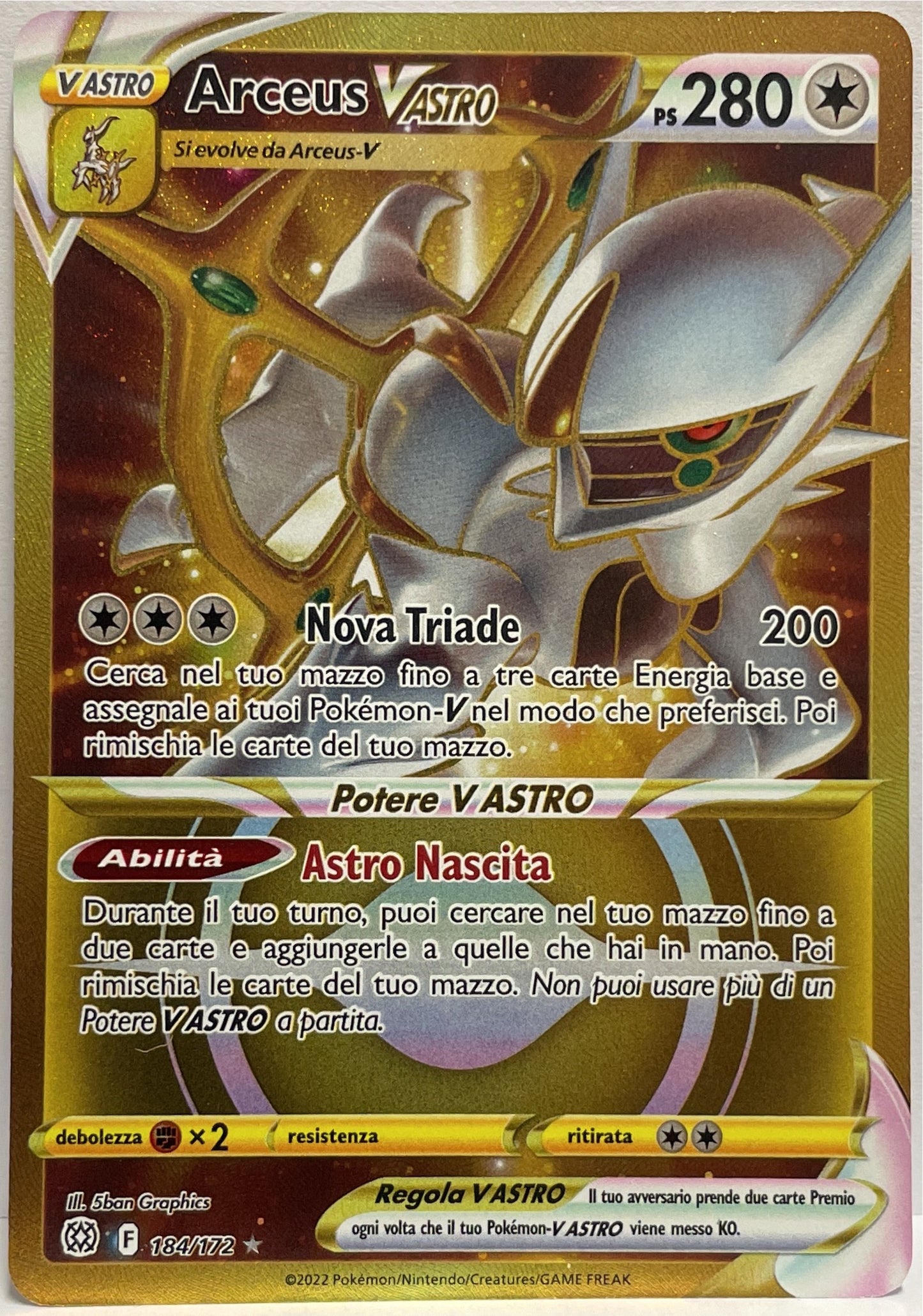 Arceus V Astro 184/172 F Pokemon 2022
