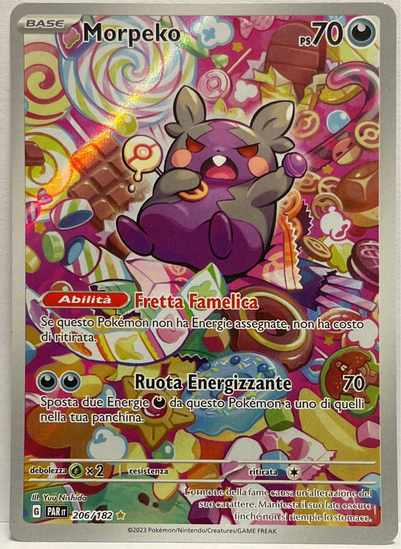 Morpeko 206/182 G Pokemon PAR it 2023