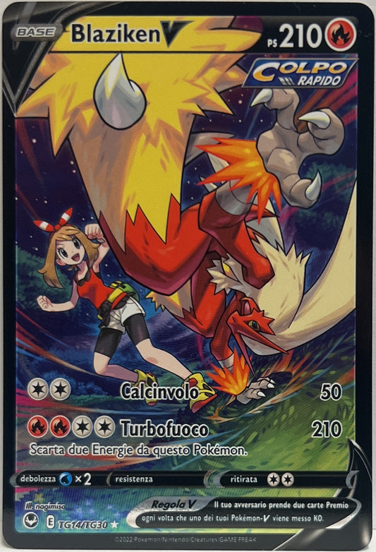 Blaziken V TG14/TG30 E Pokemon Tempesta Argentata it 2022