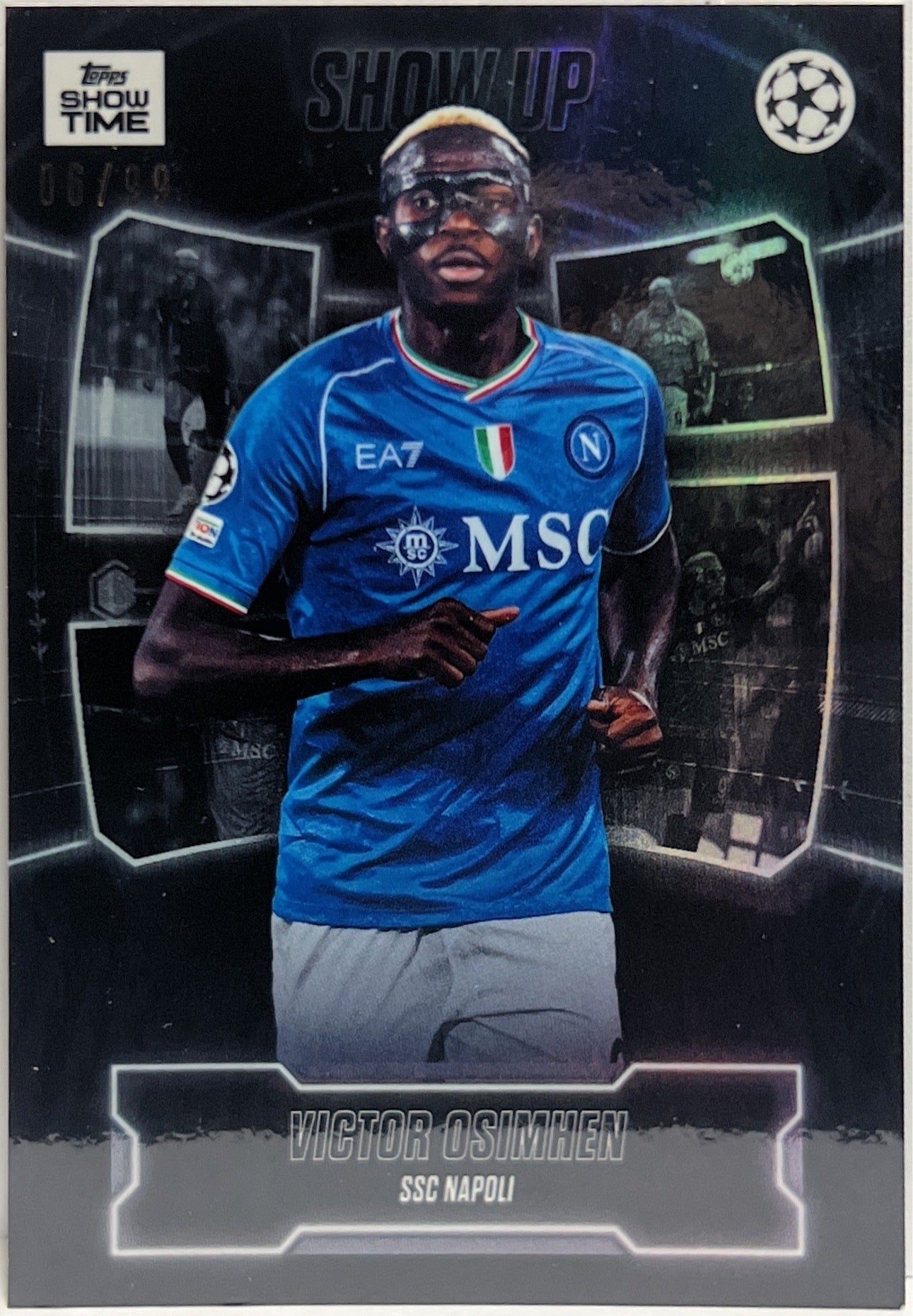 Victor Osimhen 6/99 Show Up Topps Showtime 2023/24