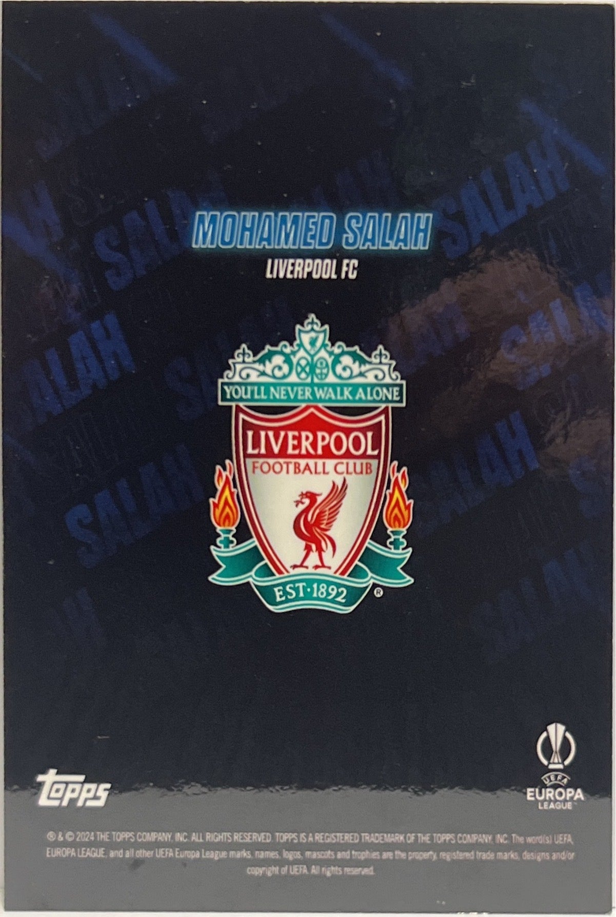 Mohamed Salah 24/49 Topps Showtime 2023/24