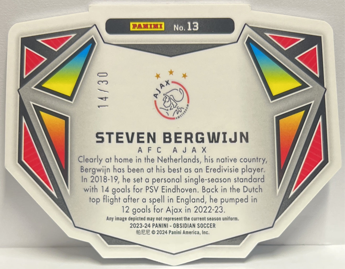 Steven Bergwijn 14/30 Vitreous Obsidian 2023/24