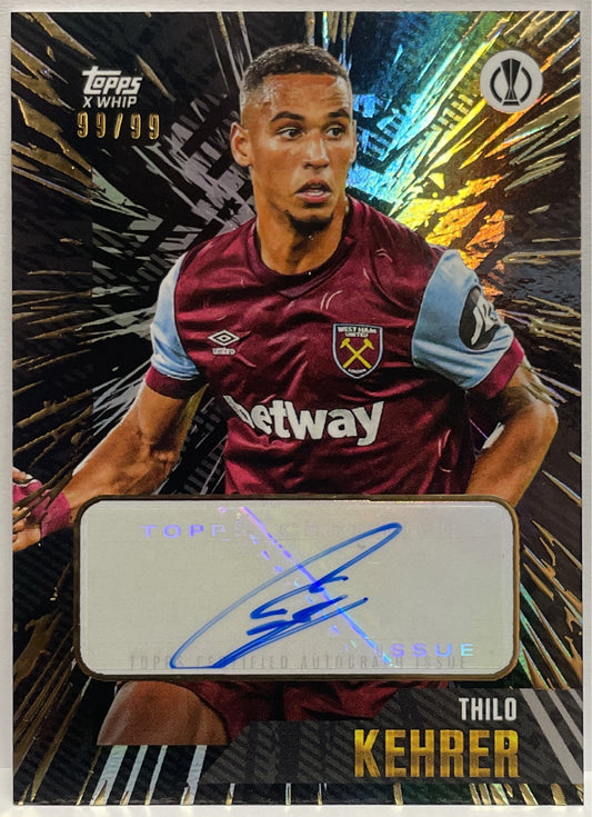 Thilo Kehrer 99/99 Autograph Topps Gold 2022/23