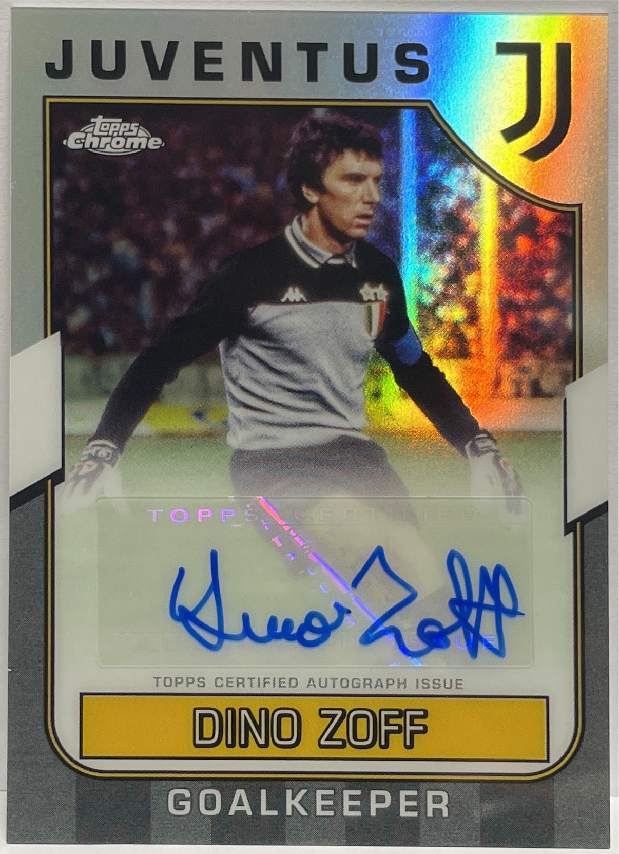 Dino Zoff Autograph Topps Chrome Juventus 2022/23