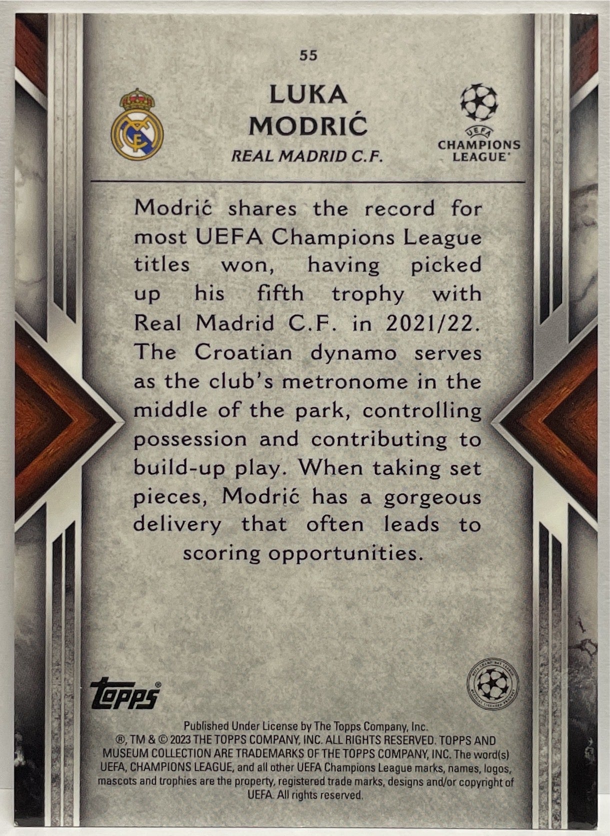 Luka Modric Topps Museum 2022/23