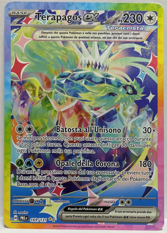Terapagos EX 169/131 Pokemon PRE It 2025
