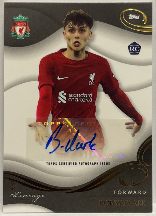 Bobby Clark Rookie Autograph Topps Lineage Liverpool 2022/23