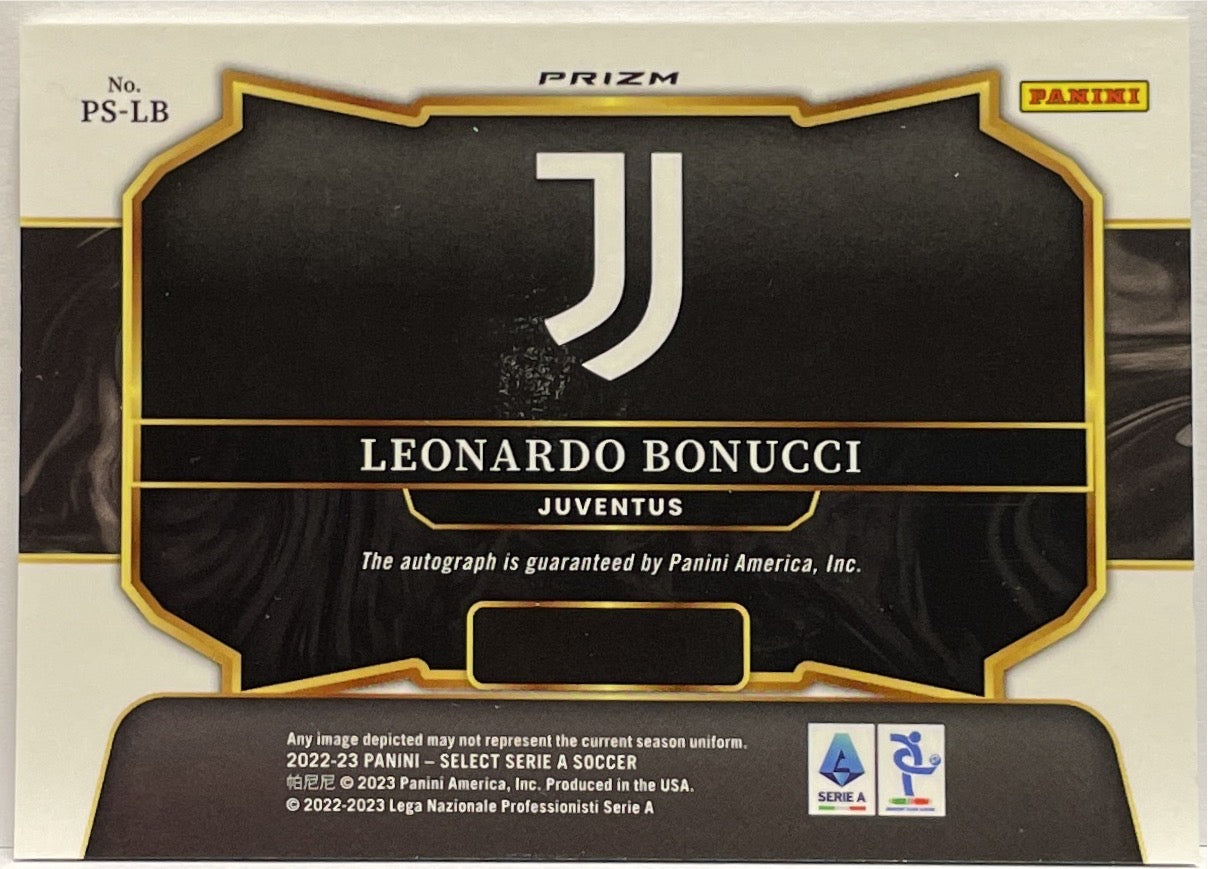 Leonardo Bonucci Autograph Pitchside Signatures Select Serie A 2022/23
