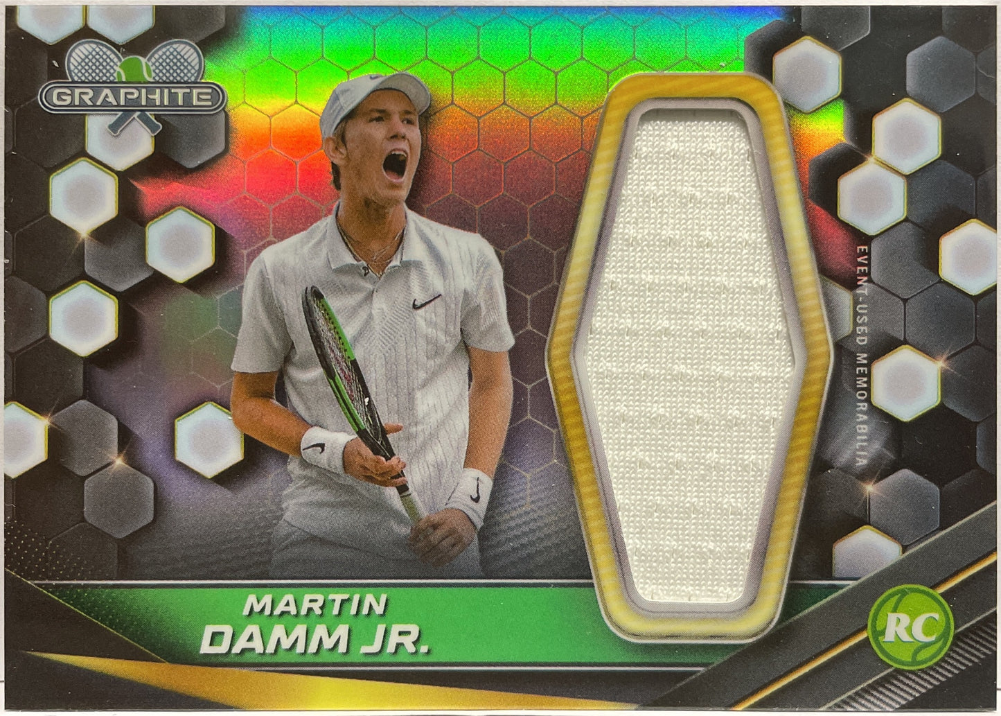 Martin Damm Jr Rookie Patch Topps Tennis Graphite 2024