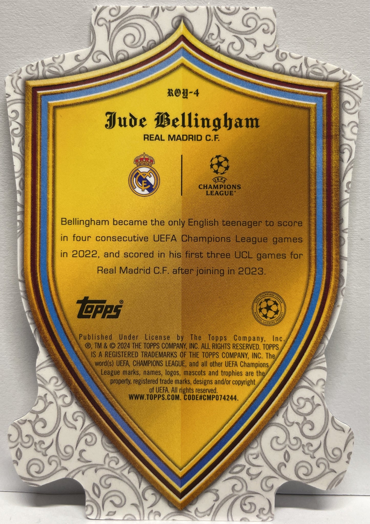Jude Bellingham UCL Royalty Topps Superstars UCC 2023/24