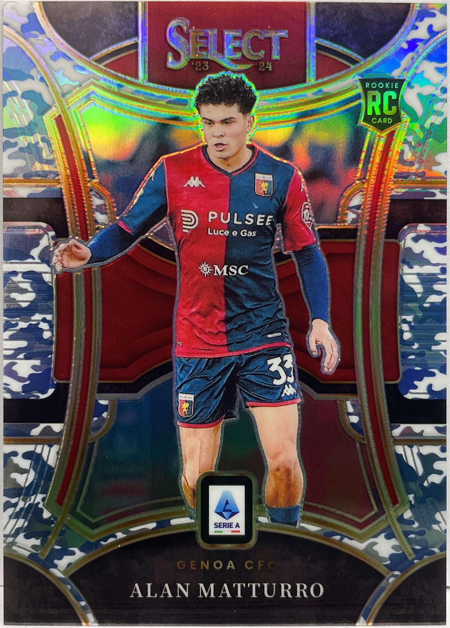 Alan Matturro 18/30 Rookie Mezzanine Winter Camo Select Serie A 2023/24