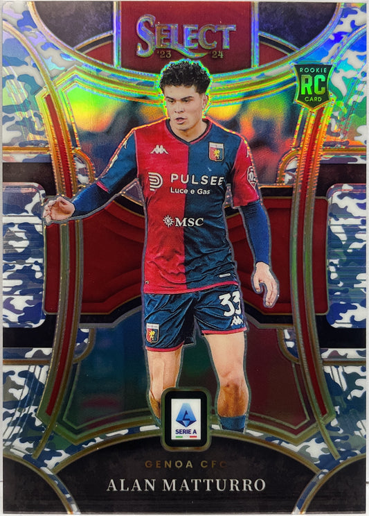 Alan Matturro 18/30 Rookie Mezzanine Winter Camo Select Serie A 2023/24