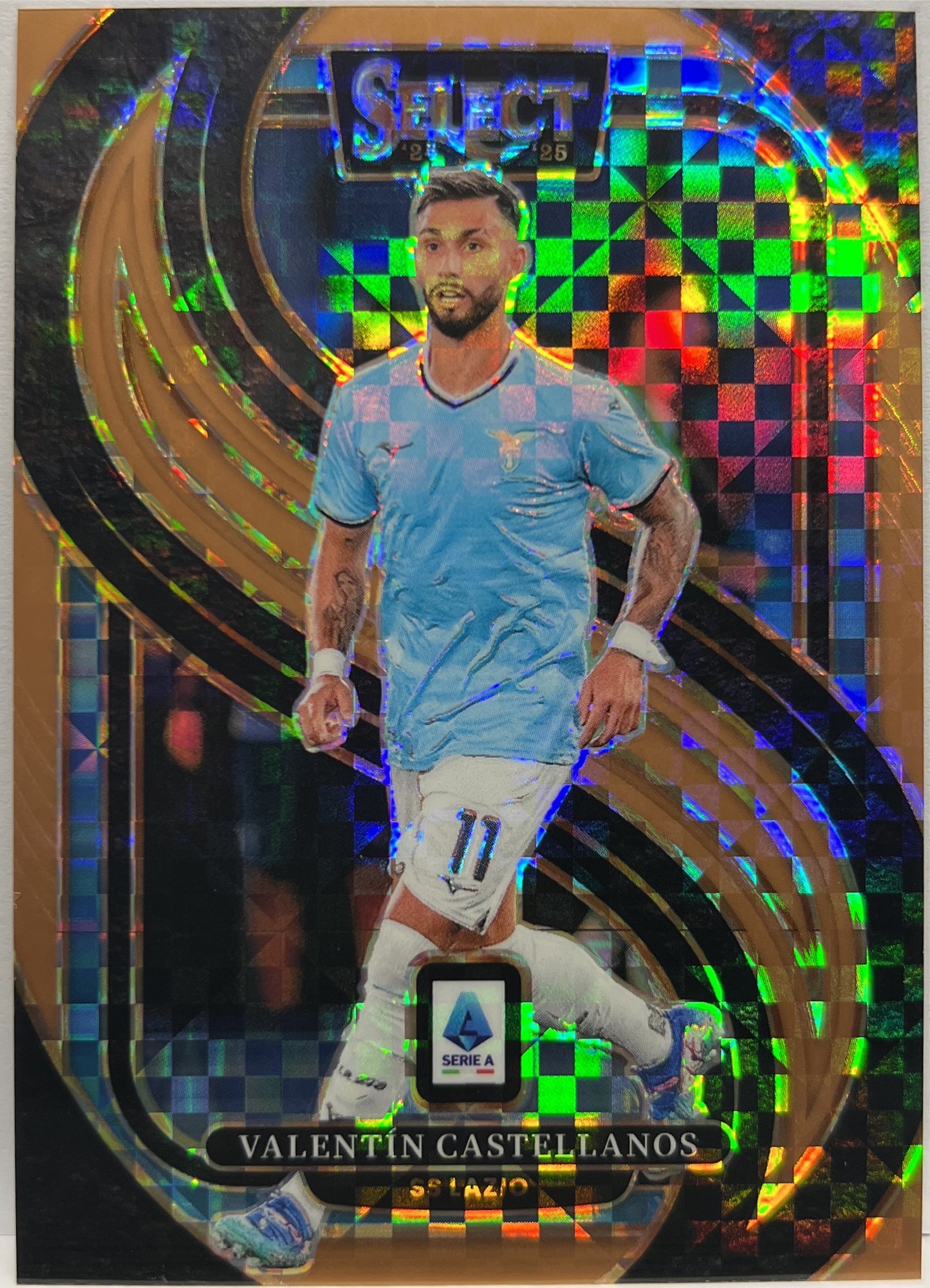 Valentin Castellanos 36/45 Mezzanine Bronze Checker Select Serie A 2024/25