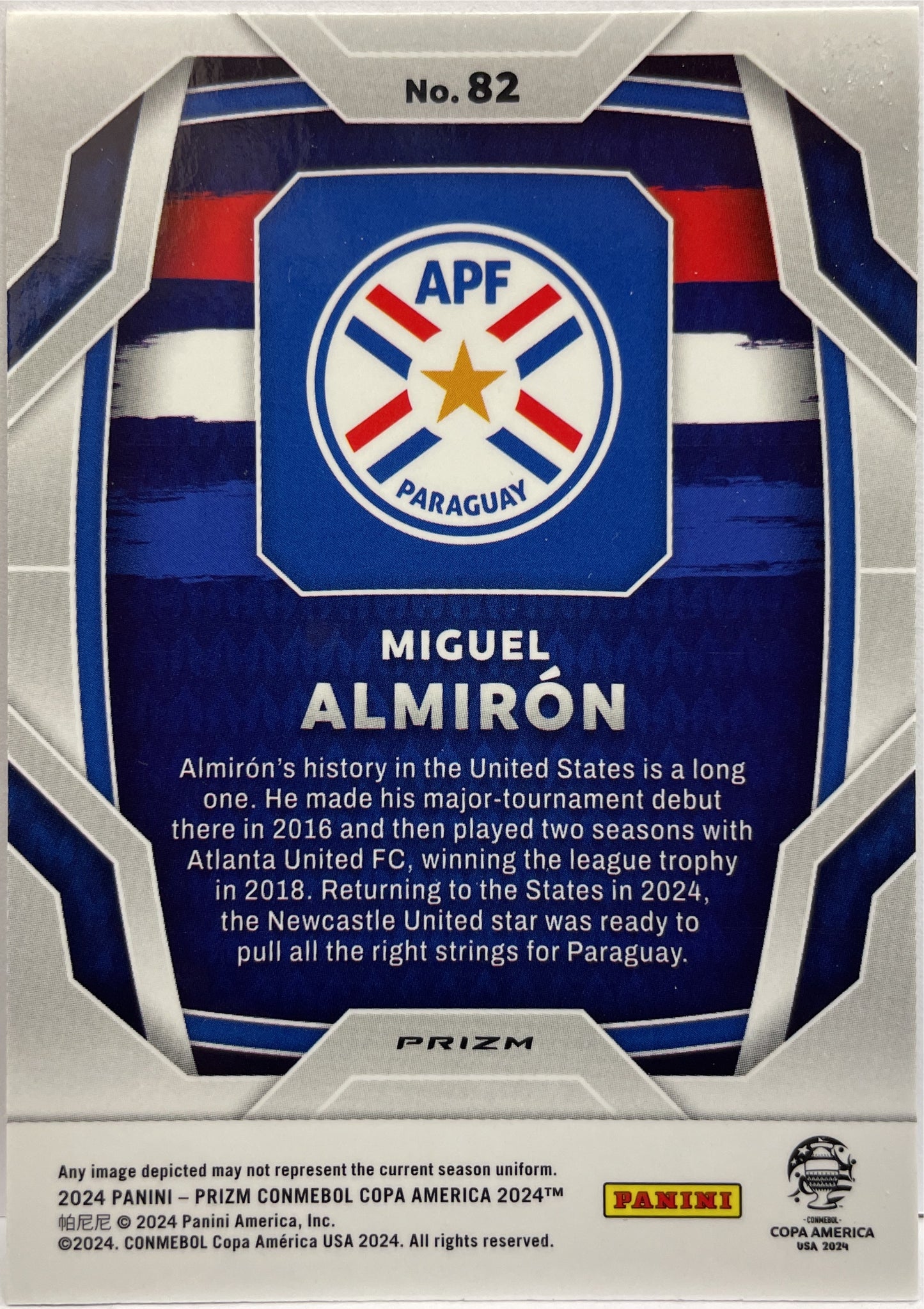 Mancolista-Silver & Hyper & Ice Prizms-Prizm Copa America 2024