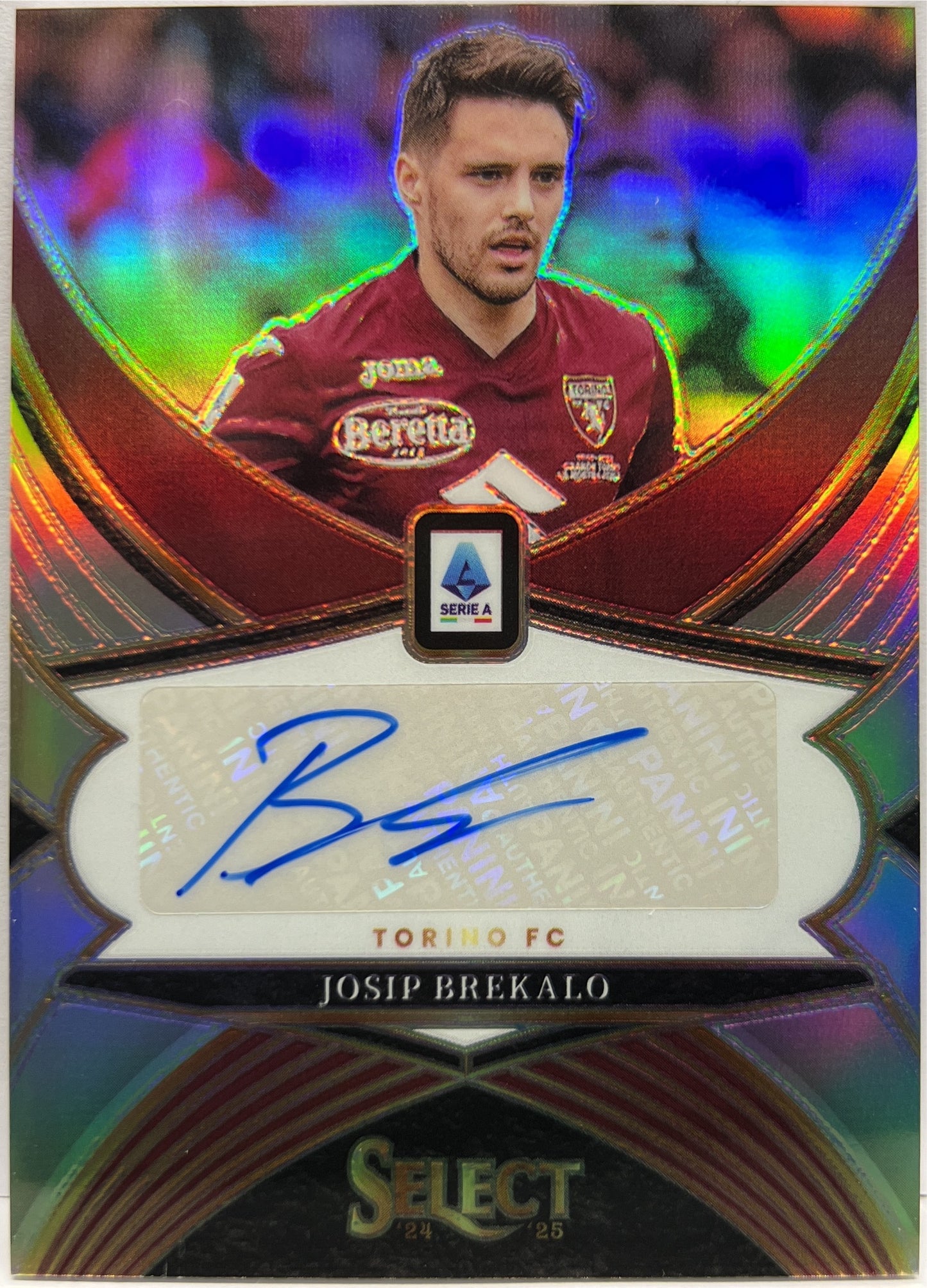 Josip Brekalo Autograph Signature Select Serie A 2024/25