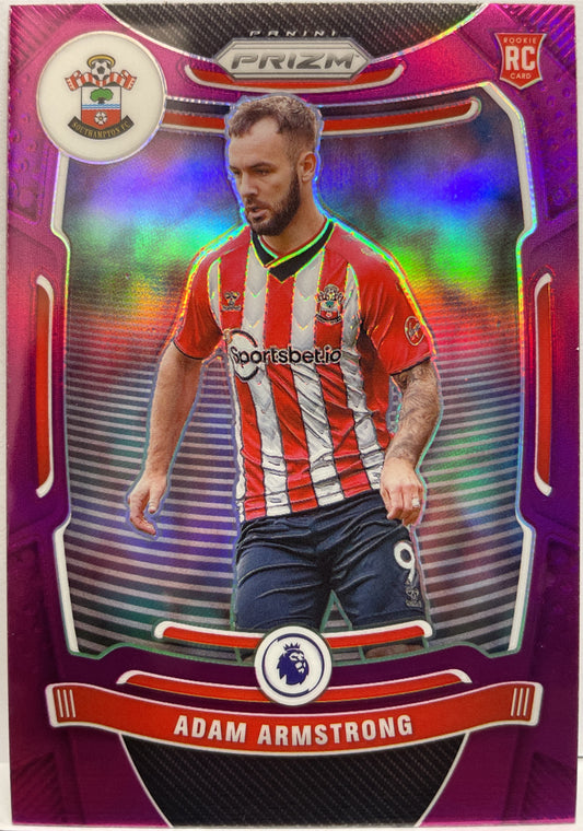 Adam Armstrong 51/99 Rookie Purple Prizm Premier League 2021/22