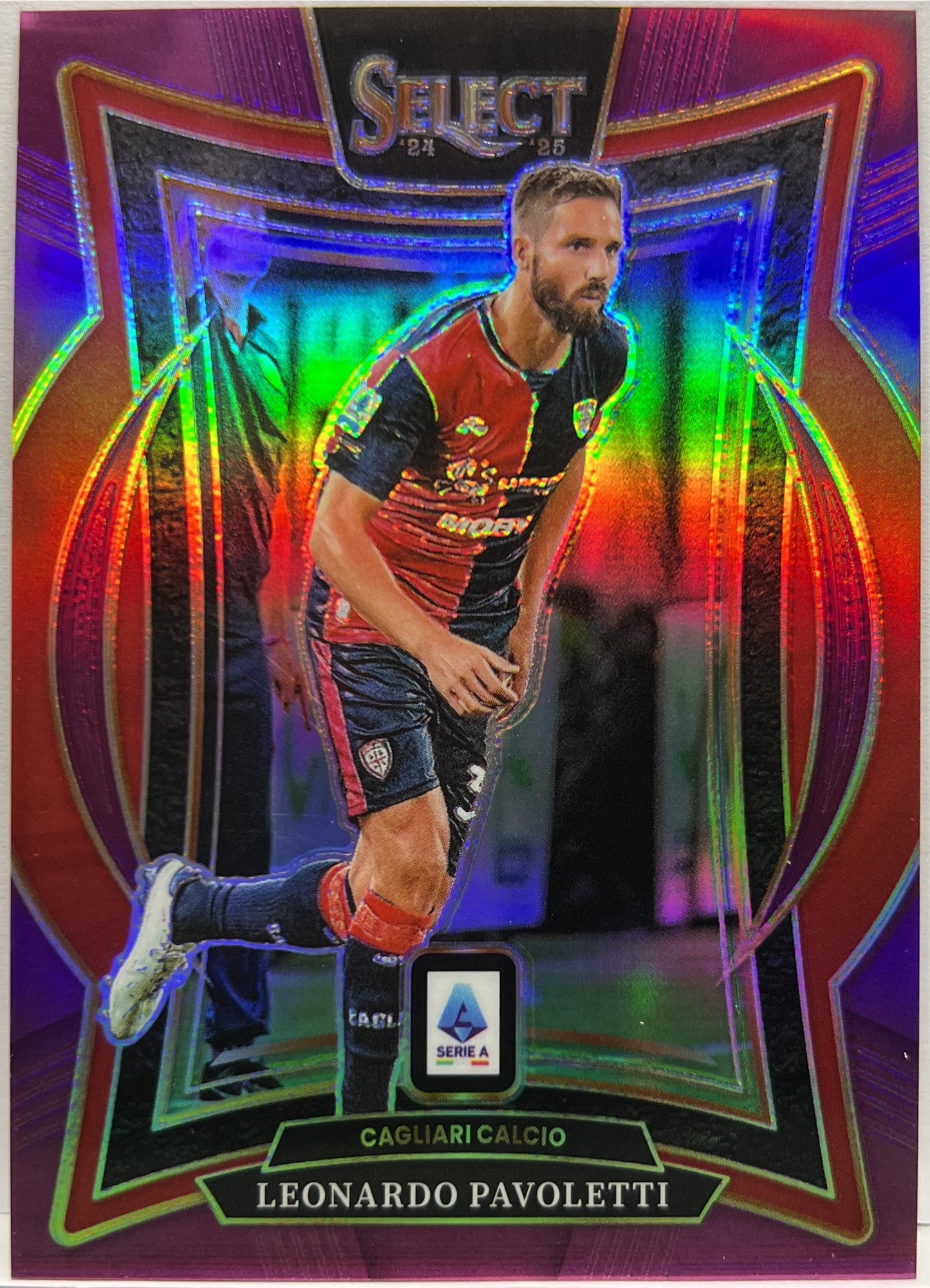 Leonardo Pavoletti 45/49 Terrace Purple Select Serie A 2024/25
