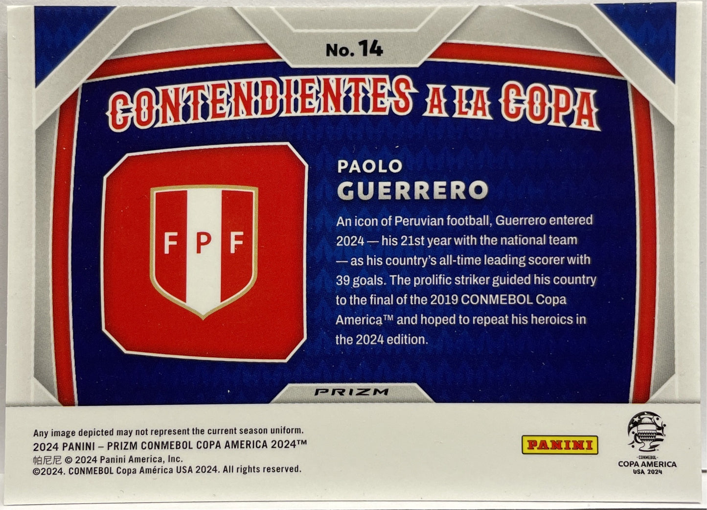 Mancolista-Contendientes A La Copa-Prizm Copa America 2024