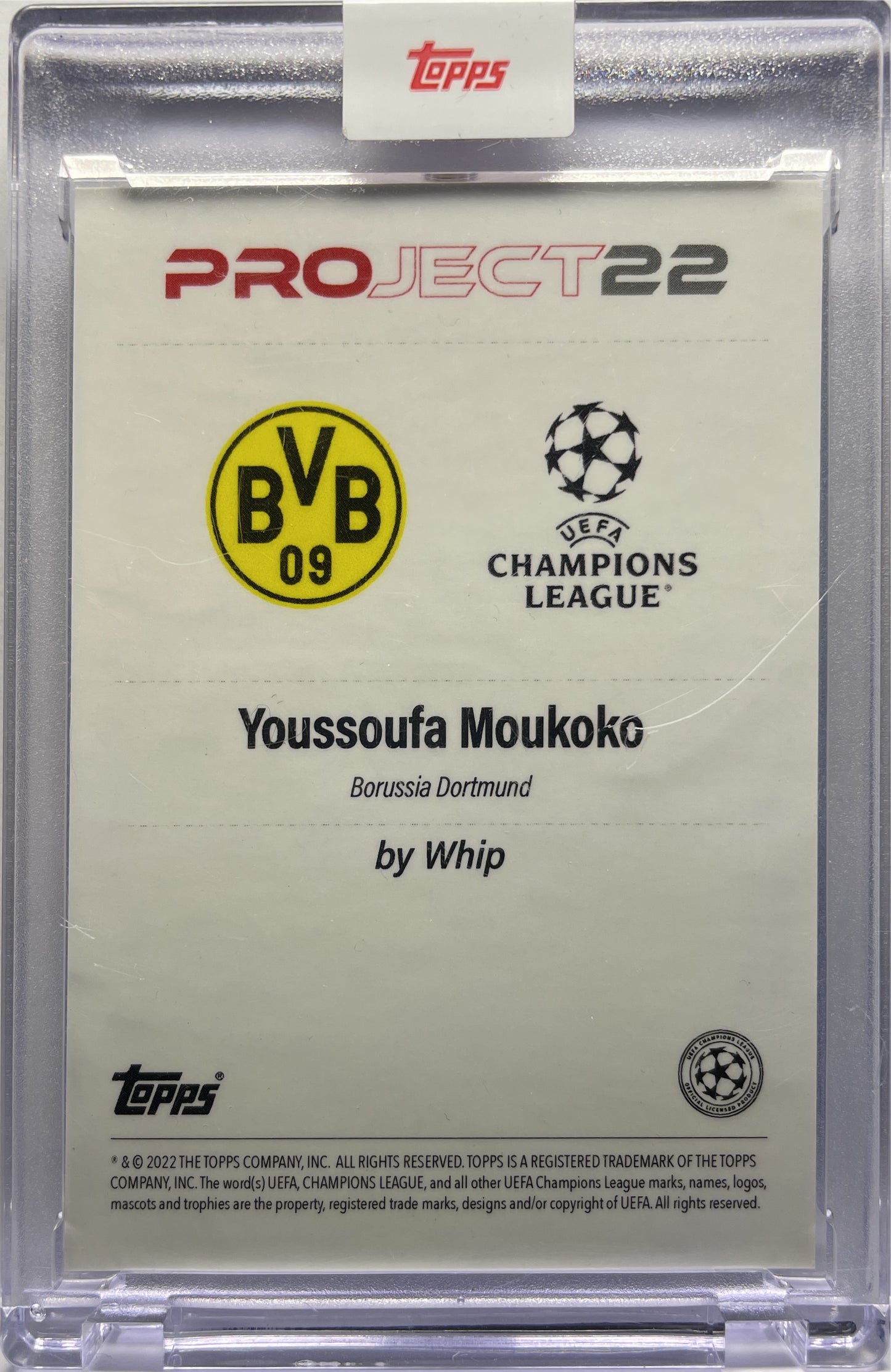 Youssufa Moukoko By Whip Topps Project 22