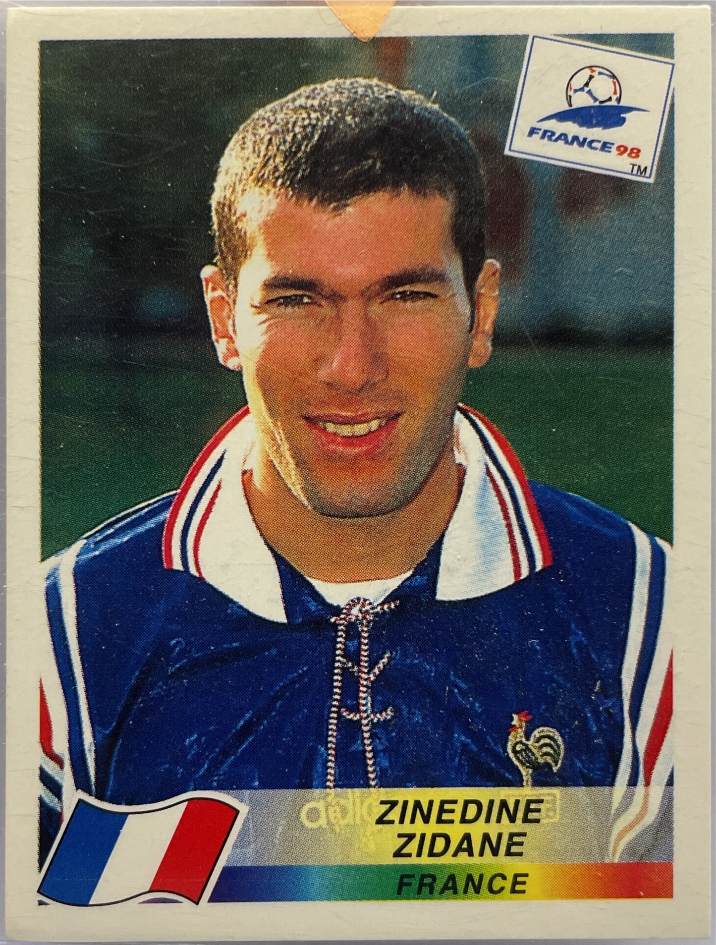 Zinedine Zidane Sticker Panini France 1998
