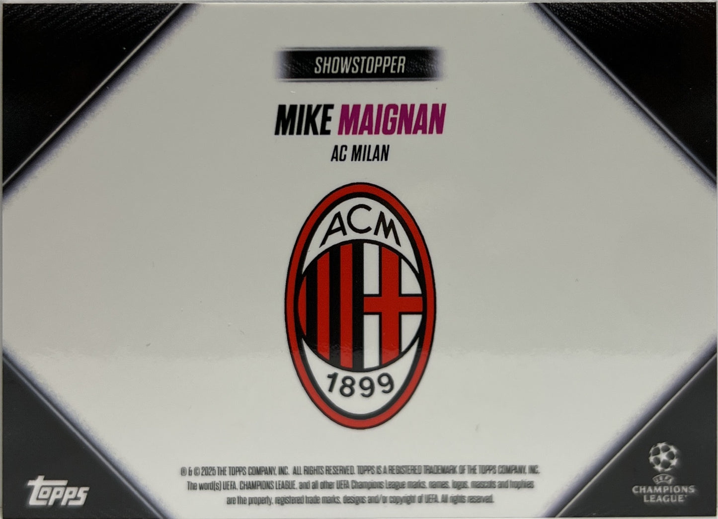 Mike Maignan 2/25 Showstopper Topps Showtime 2024/25