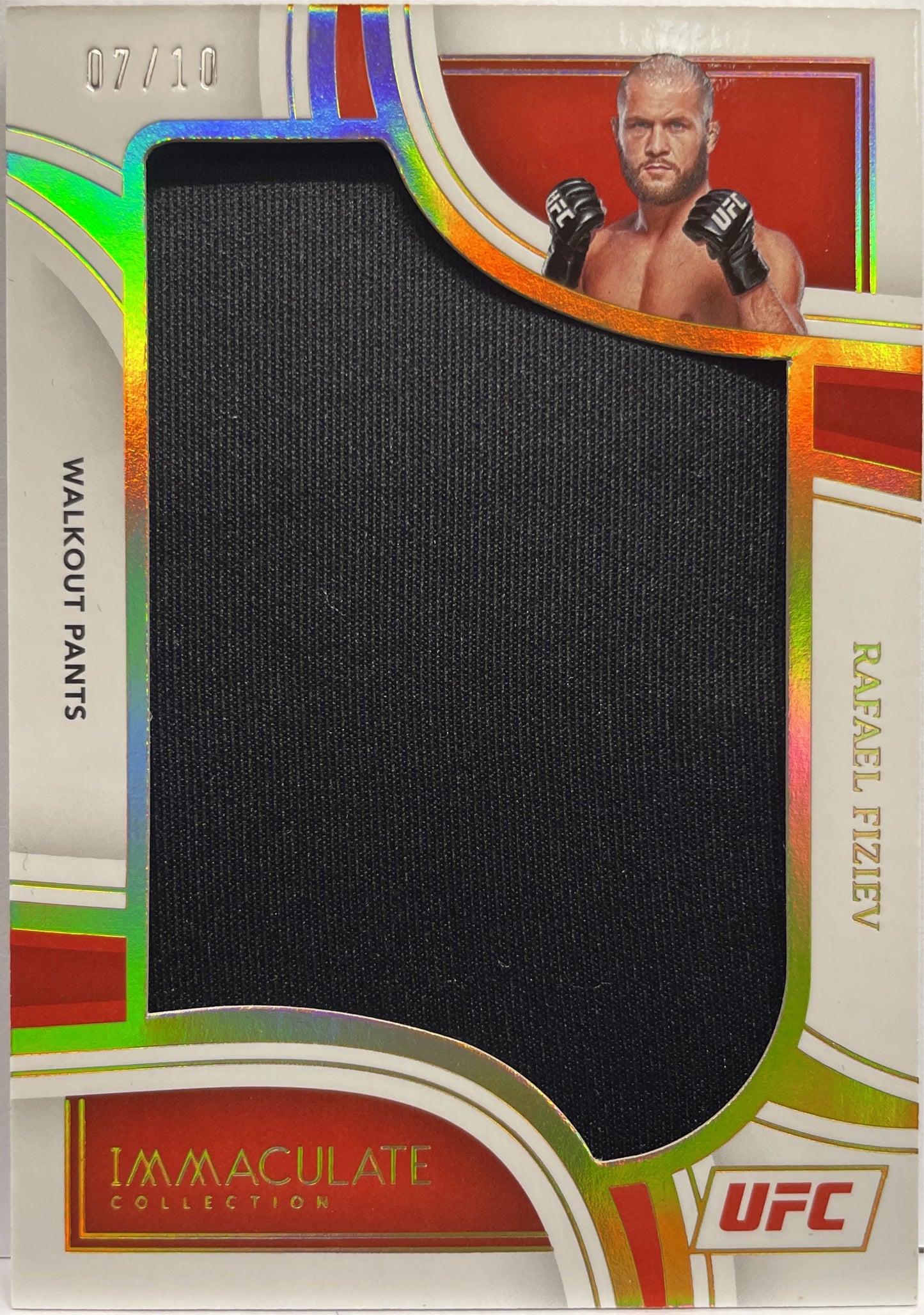 Rafael Fiziev 7/10 Walkout Pants Patch Immaculate UFC 2023