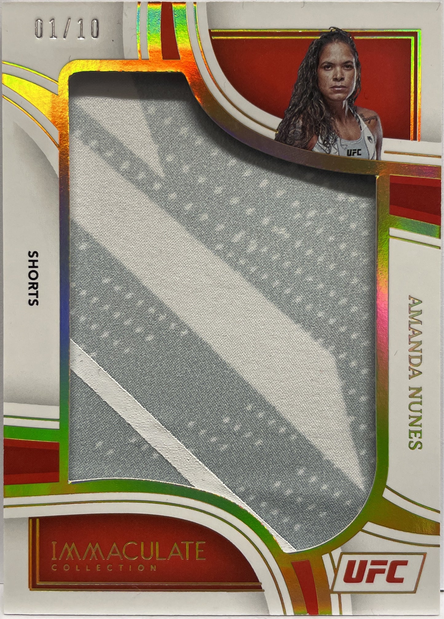 Amanda Nunes 1/10 Shorts Patch Immaculate UFC 2023