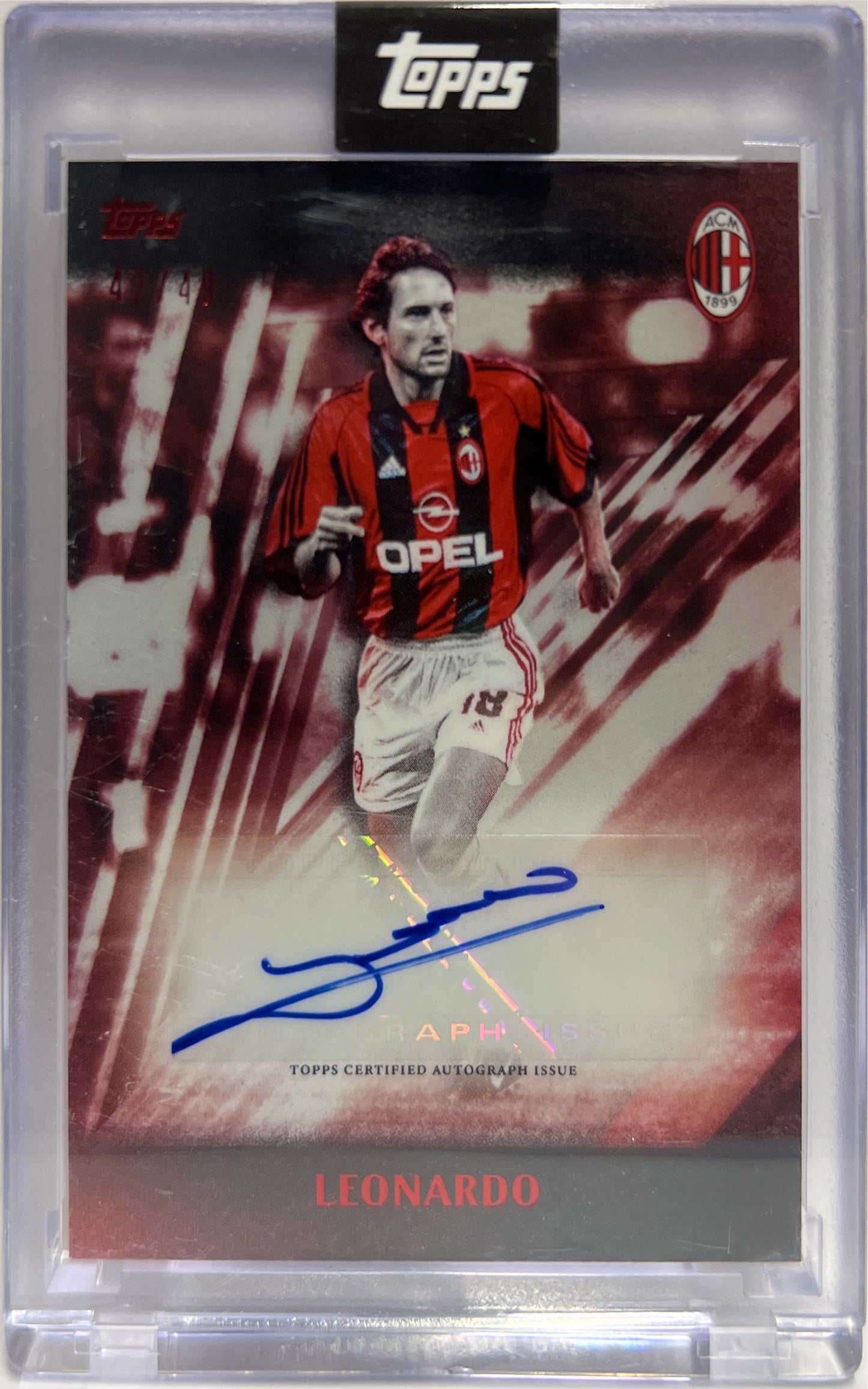 Leonardo 42/49 Autograph I Rossoneri Topps AC Milan 125 Anniversary 2025