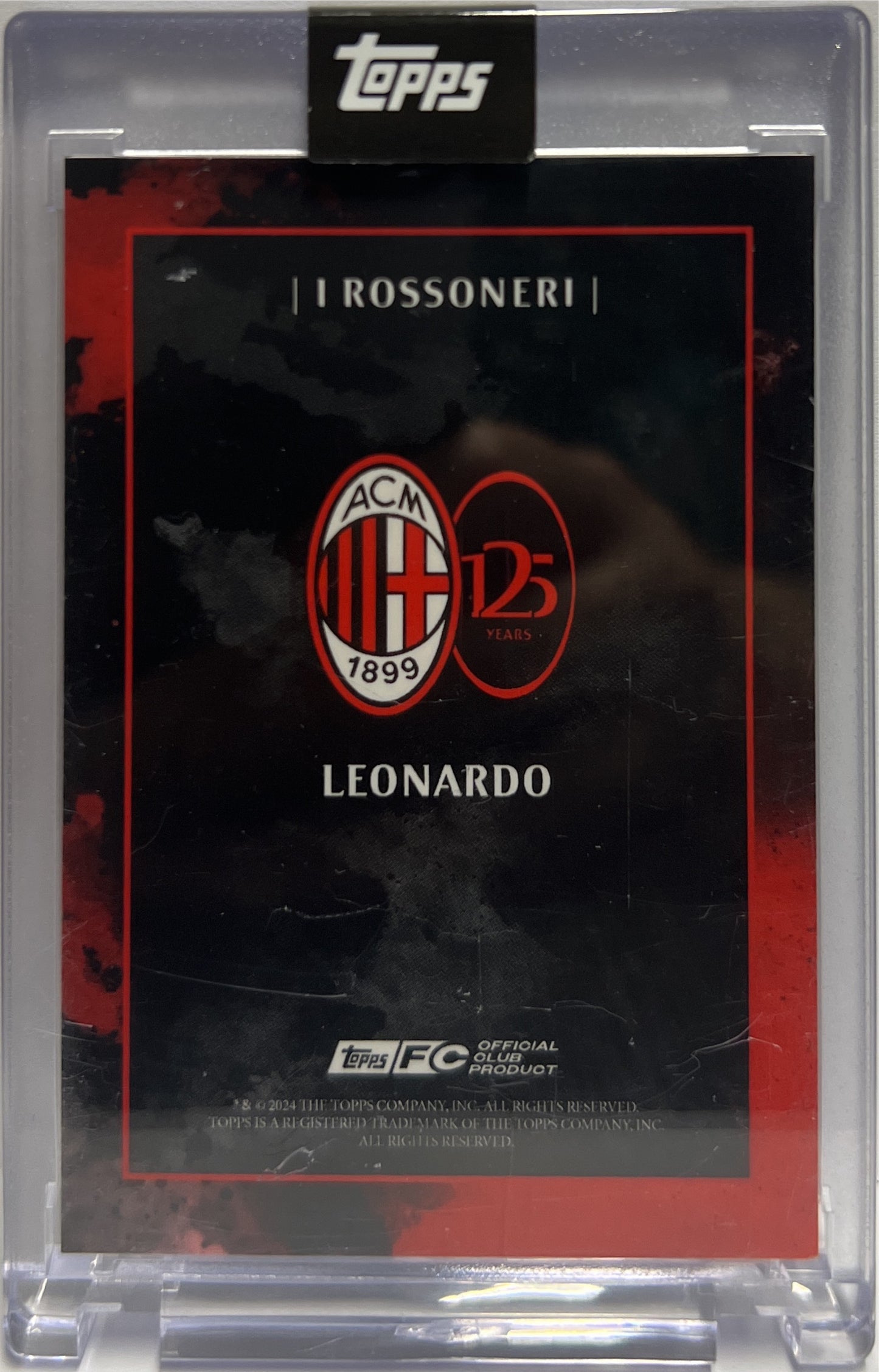 Leonardo 42/49 Autograph I Rossoneri Topps AC Milan 125 Anniversary 2025