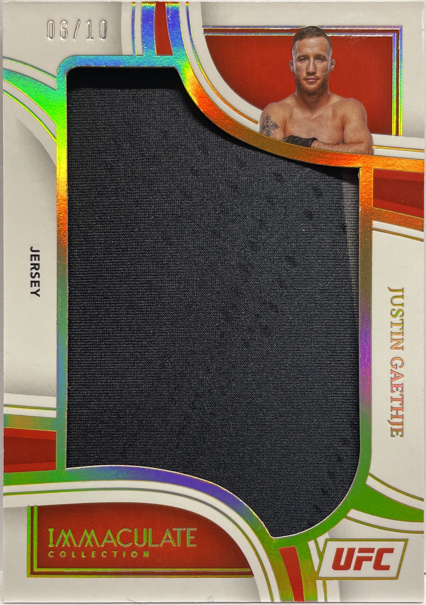 Justin Gaethje 6/10 Jersey Patch Immaculate UFC 2023