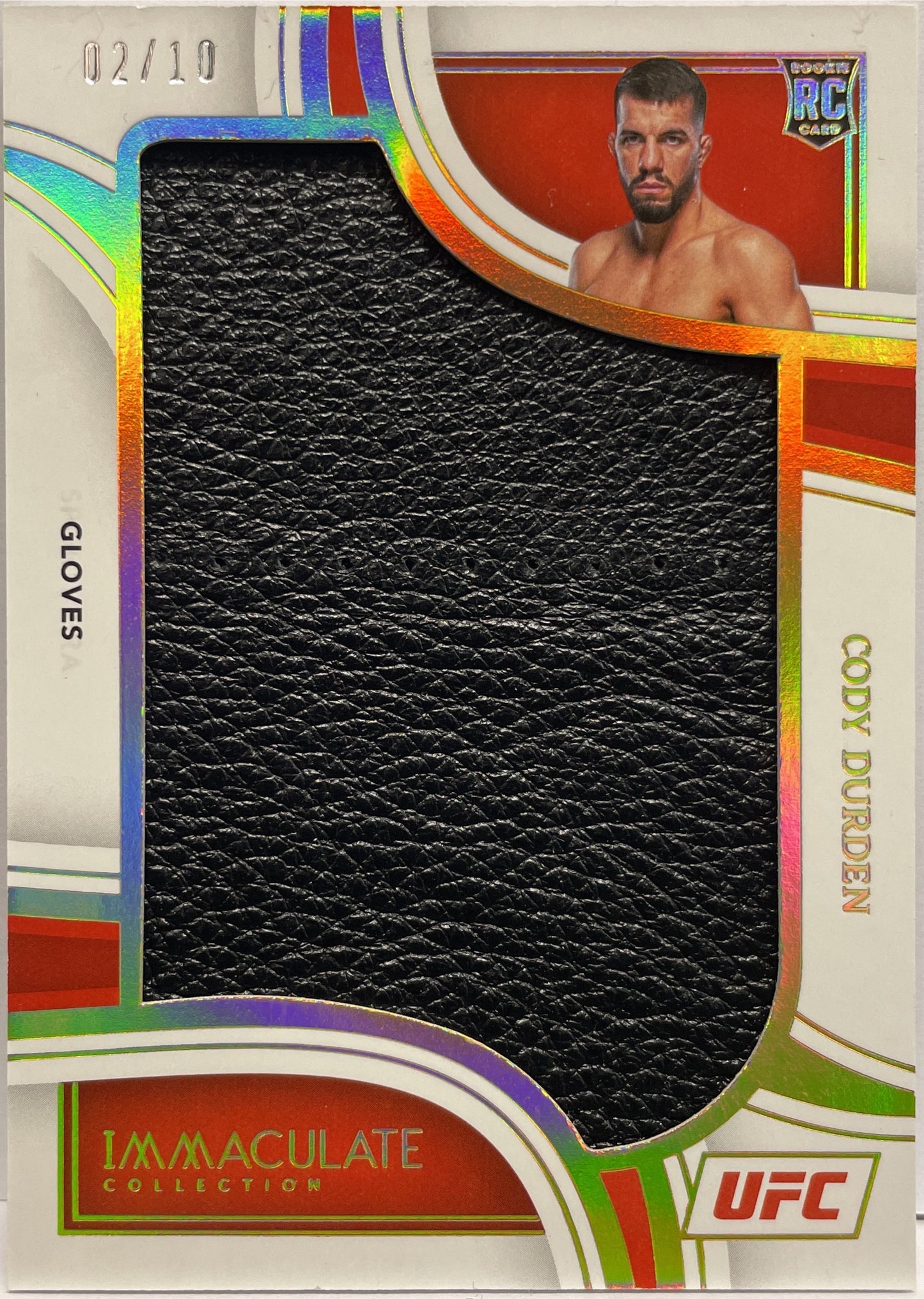 Cody Durden 2/10 Rookie Gloves Patch Immaculate UFC 2023