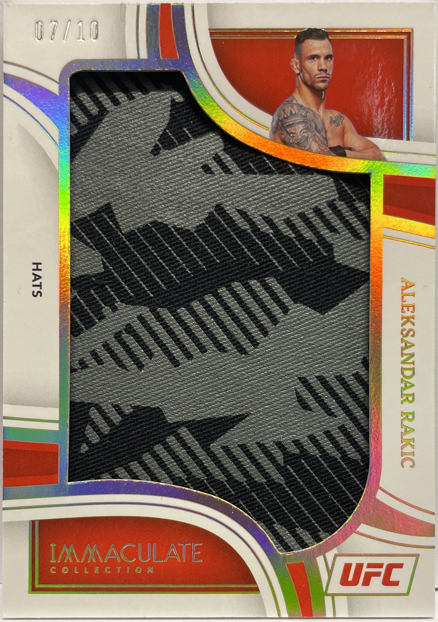 Aleksandar Rakic 7/10 Hats Patch Immaculate UFC 2023