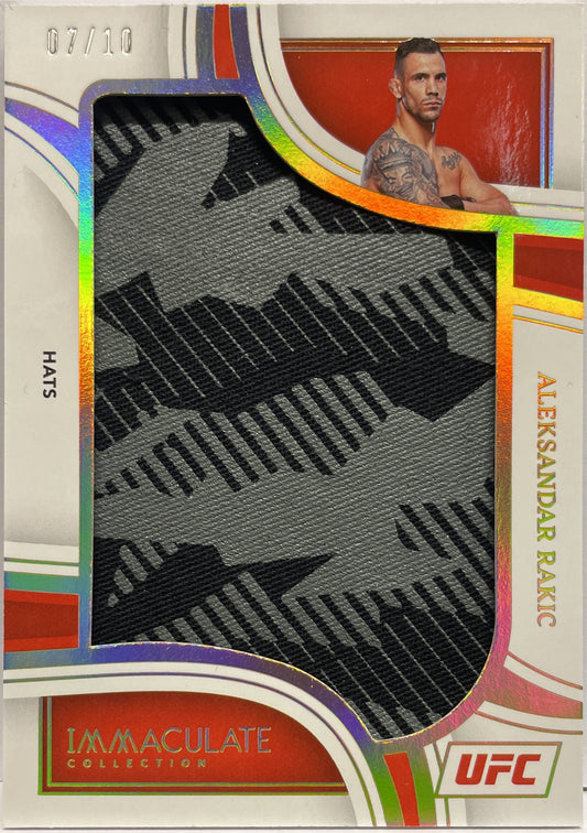 Aleksandar Rakic 7/10 Hats Patch Immaculate UFC 2023
