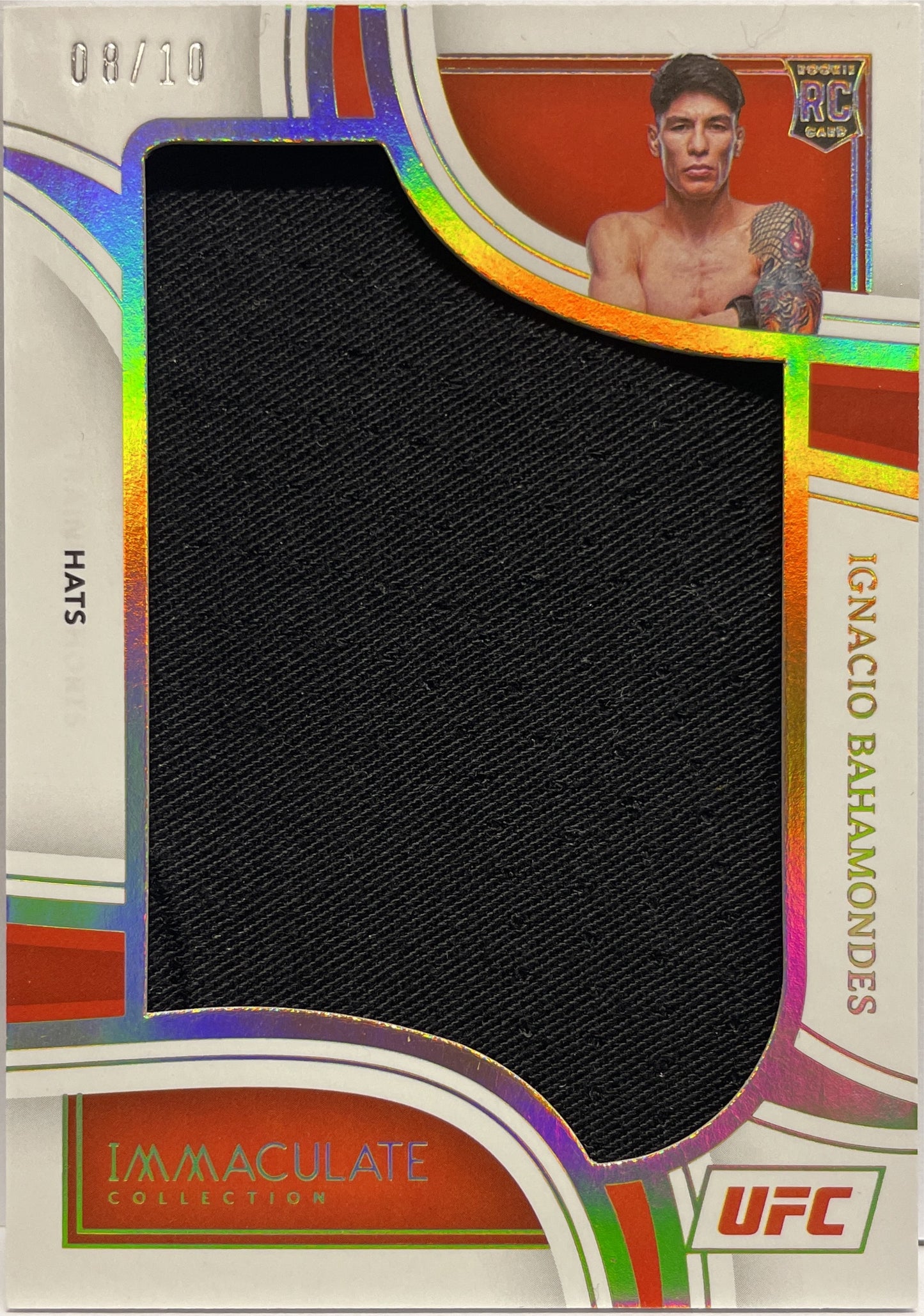 Ignacio Bahamondes 8/10 Rookie Hats Patch Immaculate UFC 2023