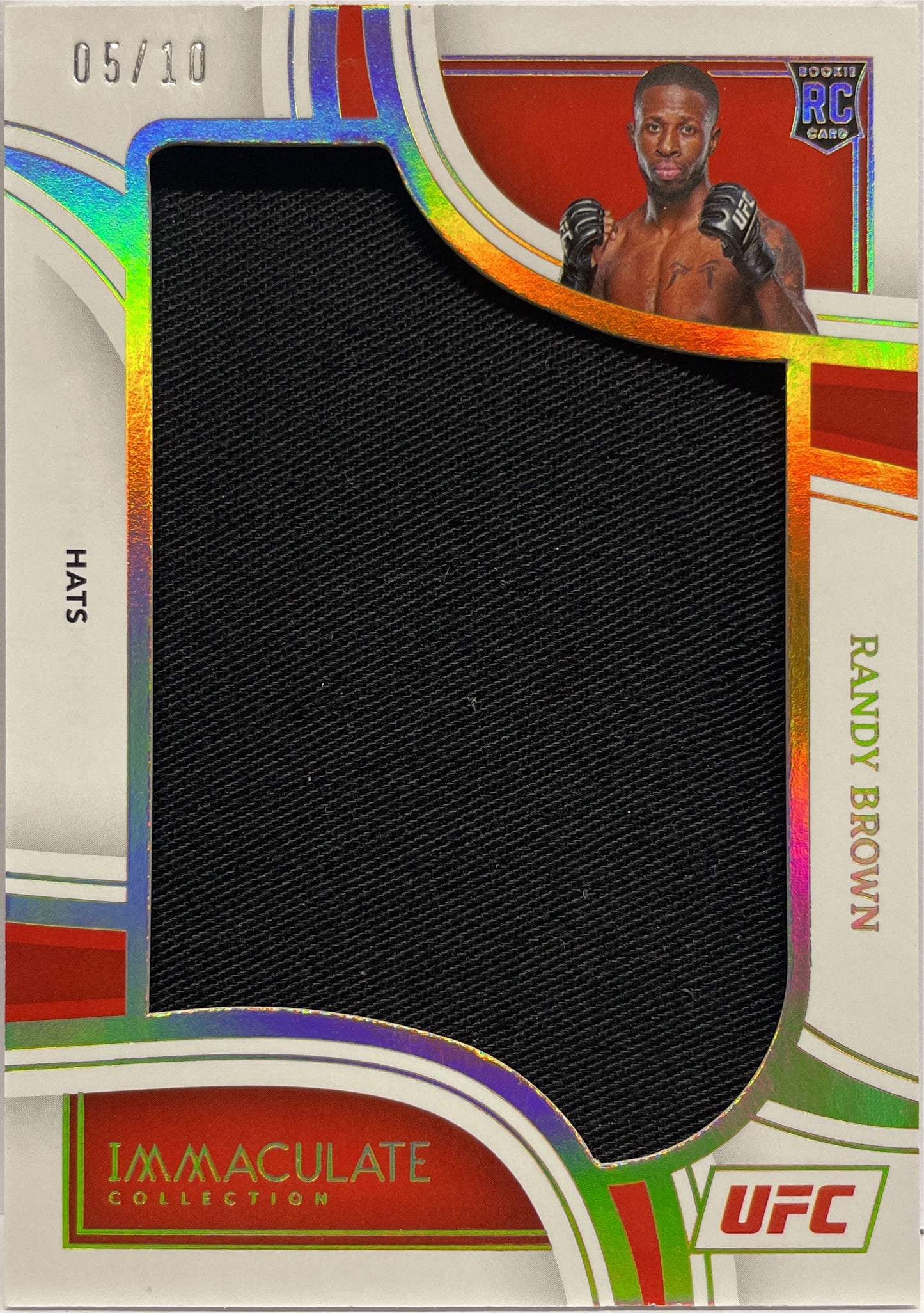 Randy Brown 5/10 Rookie Hats Patch Immaculate UFC 2023