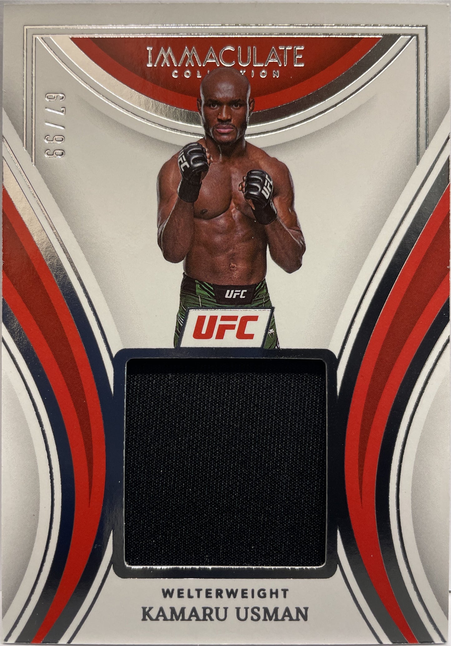 Kamaru Usman 67/99 Patch Immaculate UFC 2023