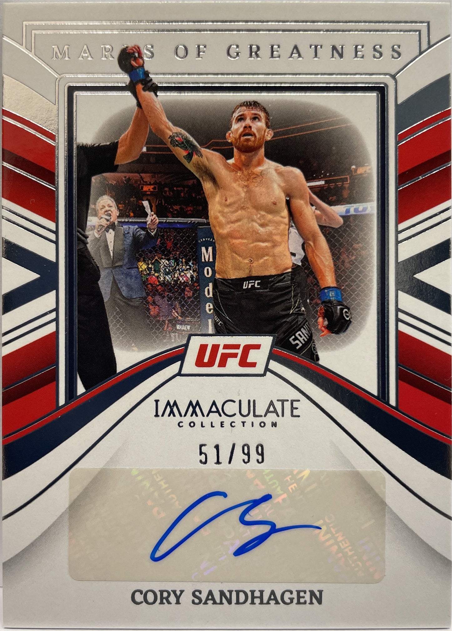 Cory Sandhagen 51/99 Autograph Marks Of Greatness Immaculate UFC 2023