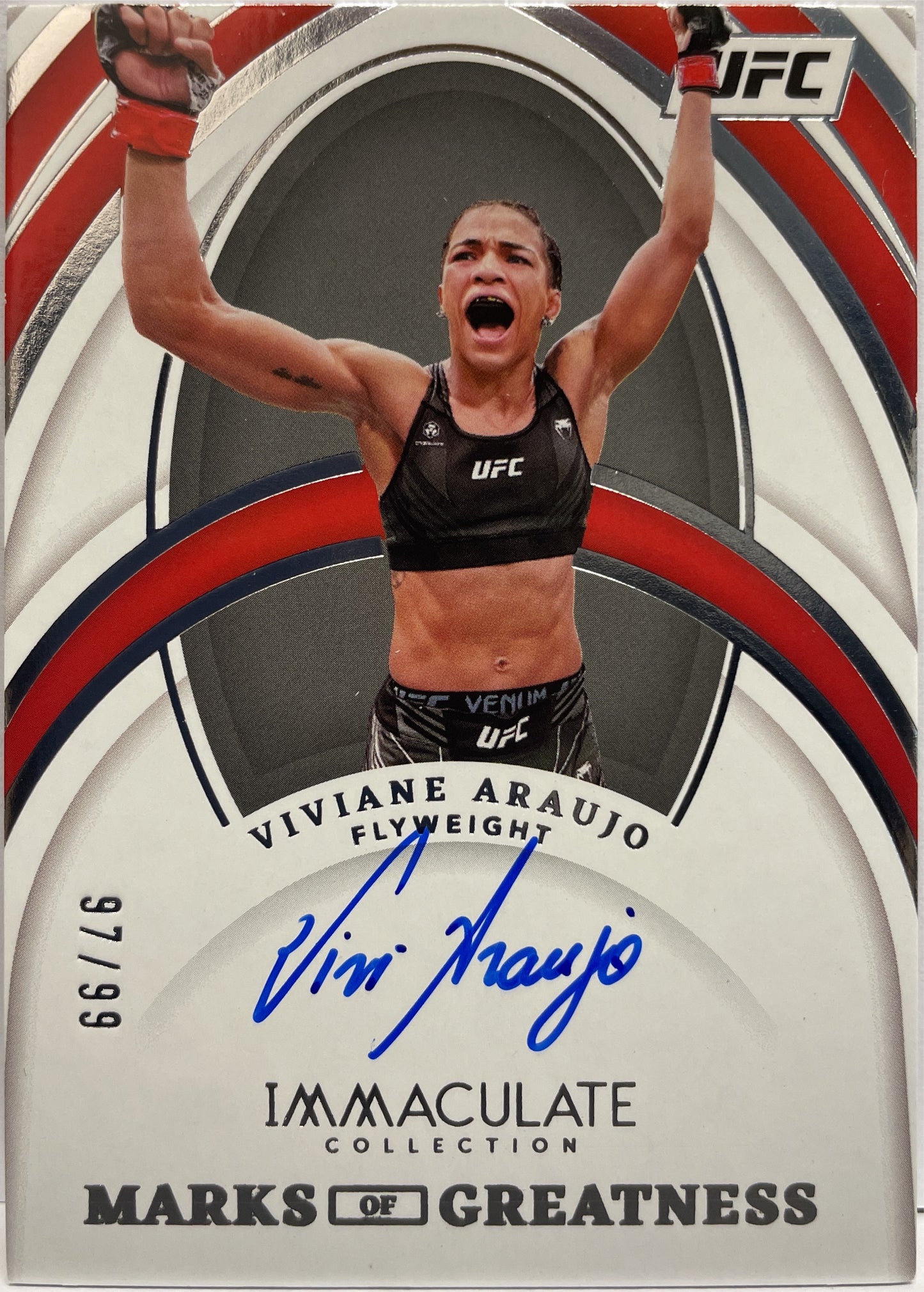 Viviane Araujo 97/99 Autograph Marks Of Greatness Immaculate UFC 2022
